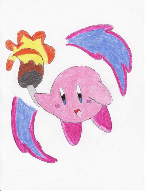 Kirby and the magic brush